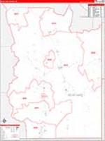 Bear Lake, Id Carrier Route Wall Map